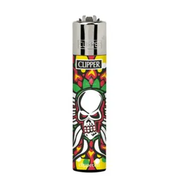 Isqueiro Clipper Skull 1/4