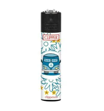 Isqueiro Clipper Hippie Van 4/4 