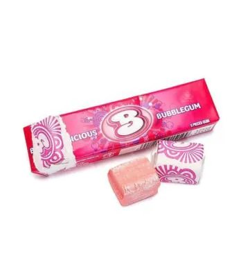 Chiclete Importado Bubblicious Bubblegum aberta