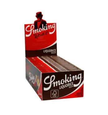 Caixa de Seda Smoking Liquorice Regular