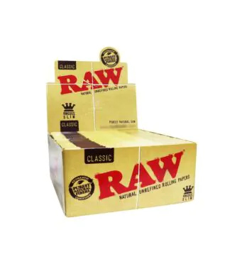 Caixa de Seda Raw Classic King Size Slim