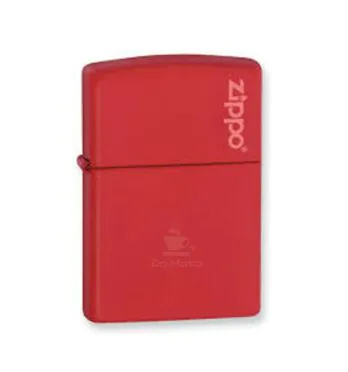  Zippo Navy Matte Vermelho