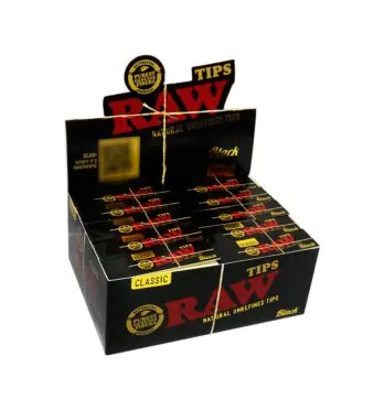 Caixa de Piteira de papel Raw Black