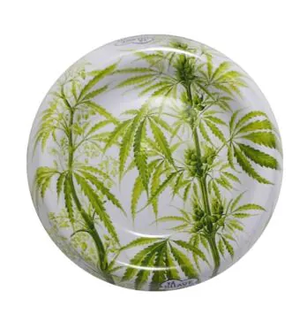 Cinzeiro de Metal Suave Cannabis