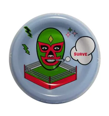 Cinzeiro de Metal Suave Luchadores de frente tabacaria da mata