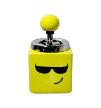Cinzeiro de Cerâmica Emoji Óculos