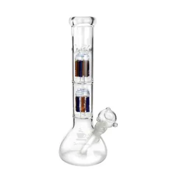 Bong de Vidro c/ Duplo Percolator