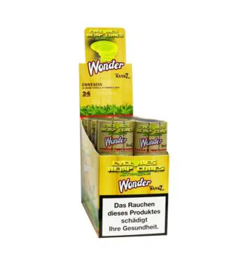 Caixa de Blunt Cyclones Hemp Cones Wonder