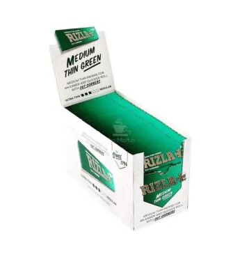 Caixa De Rizla Green Medium