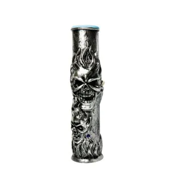 Bong de Resina Silver Skull
