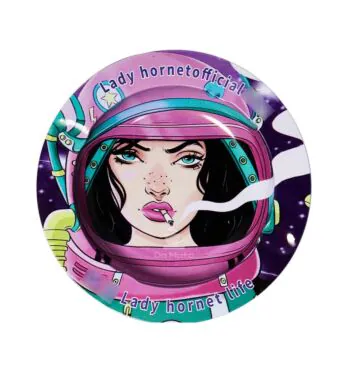 Cinzeiro de Metal Astronaut Lady