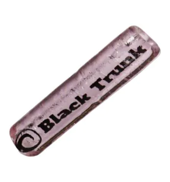 Piteira de Murano Black Trunk  rosa
