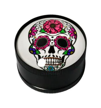 Dichavador de Metal 3 Partes Flower Skull