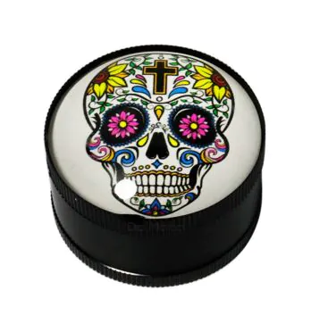Dichavador de Metal 3 Partes Mexican Skull
