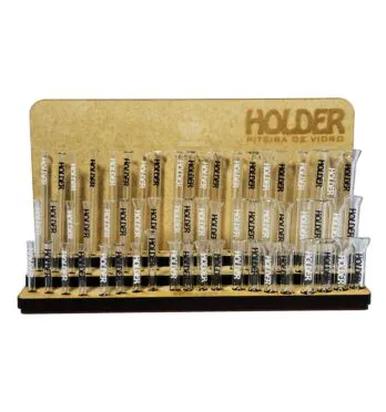 Display de Piteira de Vidro Holder Variadas