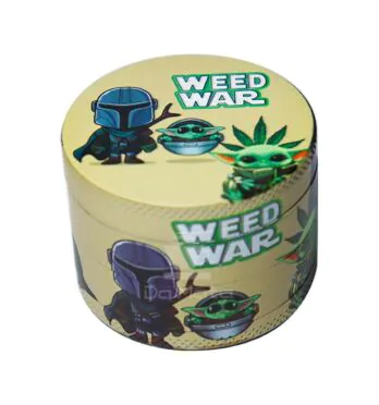 Dichavador de Metal Weed Star Strong