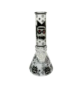 Bong de Vidro Rick and Morty Black *Brilha no Escuro*