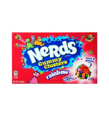 Bala Importada Nerds Gummy Clusters