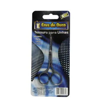 Tesoura Cruz de Ouro Reta