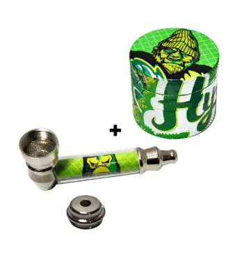 Kit Dichavador de Metal + Pipe Hybrid