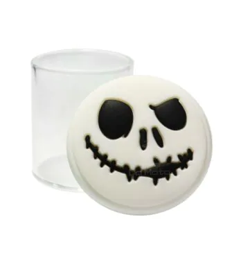 Pote de Vidro e Silicone 30ml Jack Skellington 