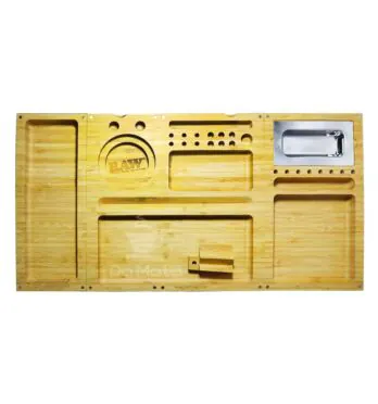 Bandeja Raw Triple Flip Bamboo Rolling Tray