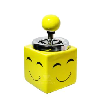Cinzeiro de Cerâmica Emoji Smile