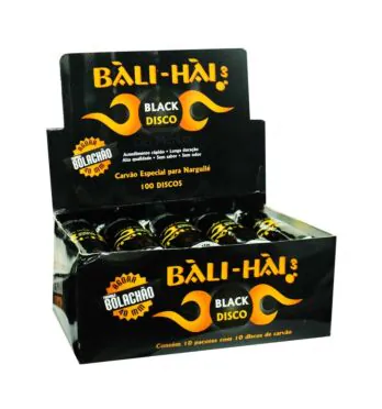 Carvão Bali-Hai Black Disco Bolachão 40mm