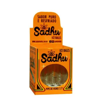 Caixa de Piteira de Vidro Sadhu c/ Bolinhas
