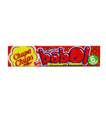 Chiclete Importado Chups Chupa Babol Strawberry