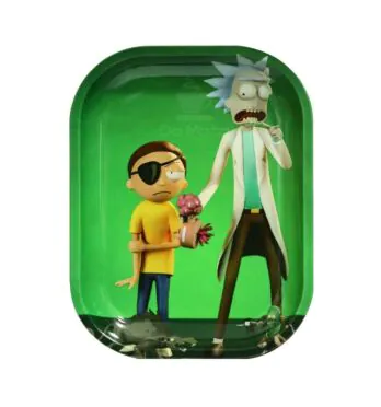 Bandeja de Metal Rick and Morty 3D