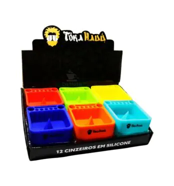 Caixa de Cinzeiro de Silicone Toka Hauú Colorido