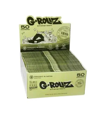 Caixa de Seda G-Rollz King Size Unrefined