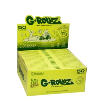 Caixa de Seda G-Rollz King Slim Unbleached