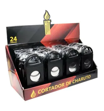 Caixa de Cortador de Charuto Achatado