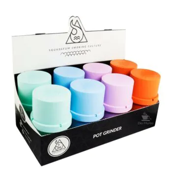 Display de Dichavador Squadafum Pot Grinder de lado