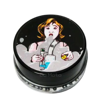 Pote de Vidro Cultura Dab 7ml preto