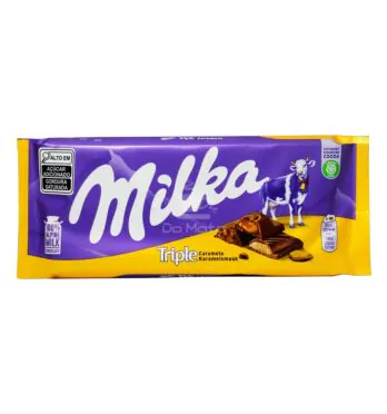 Chocolate Importado Milka Triple Caramel 90g