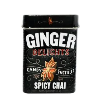 Pastilha Importada Ginger Spicy Chai