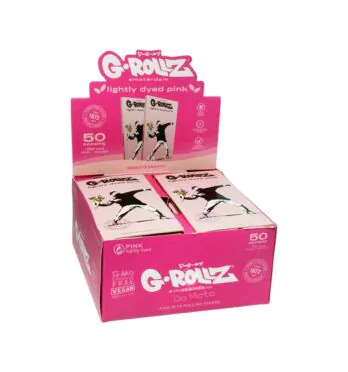 Caixa de Seda com Piteiras G-Rollz Banksy's Graffiti King Slim