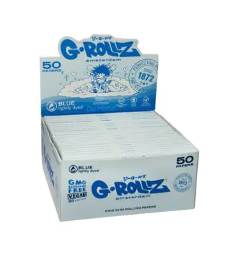 Caixa de Seda G-Rollz Blue King Slim