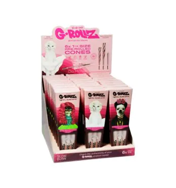 Caixa de Cone G-Rollz Pets Rock Pink 1 1/4