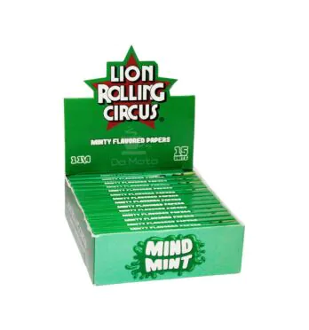 Caixa de Seda Mint Lion Rolling Circus 1 1/4