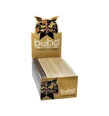 Caixa de Seda Buho Medium 78mm Unbleached 1 1/4