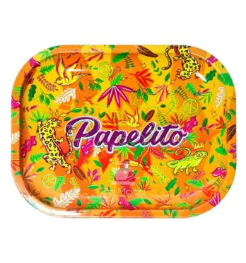 Bandeja de Metal Papelito laranja