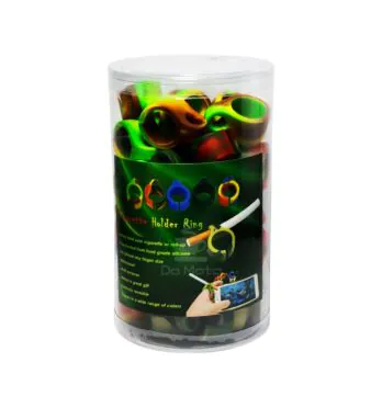 Pote com Anéis de Silicone 