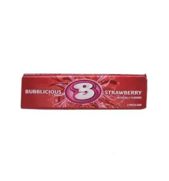 Chiclete Bubblicius Strawberry 