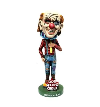 Edgar Allan Lion Rolling Bobblehead Frente