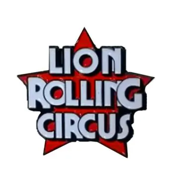 Broche Lion Rolling Circus