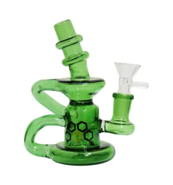 Bong Recycler Cultura Dab 15cm verde